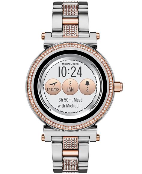 michael kors access sofie smartwatch 42mm|Michael Kors touchscreen smartwatch.